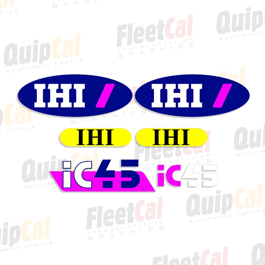IHI Crawler Carrier Decals