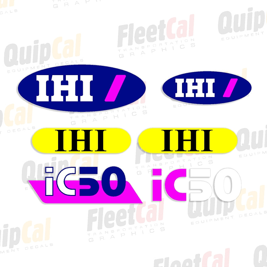 IHI Crawler Carrier Decals