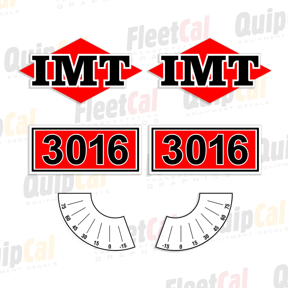IMT Mechanic's Truck Crane Decals