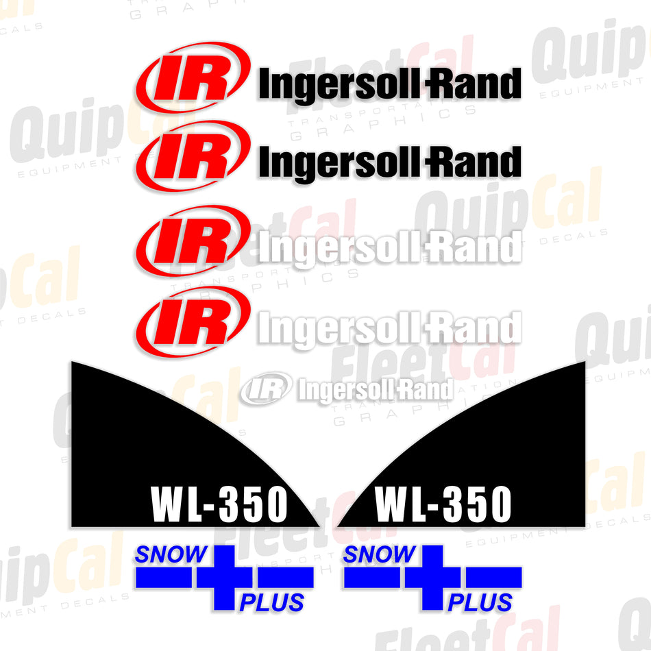 Ingersoll Rand WL-350 Compact Wheel Loader Decal Set