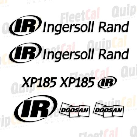 Ingersoll Rand Doosan Air Compressor Decals