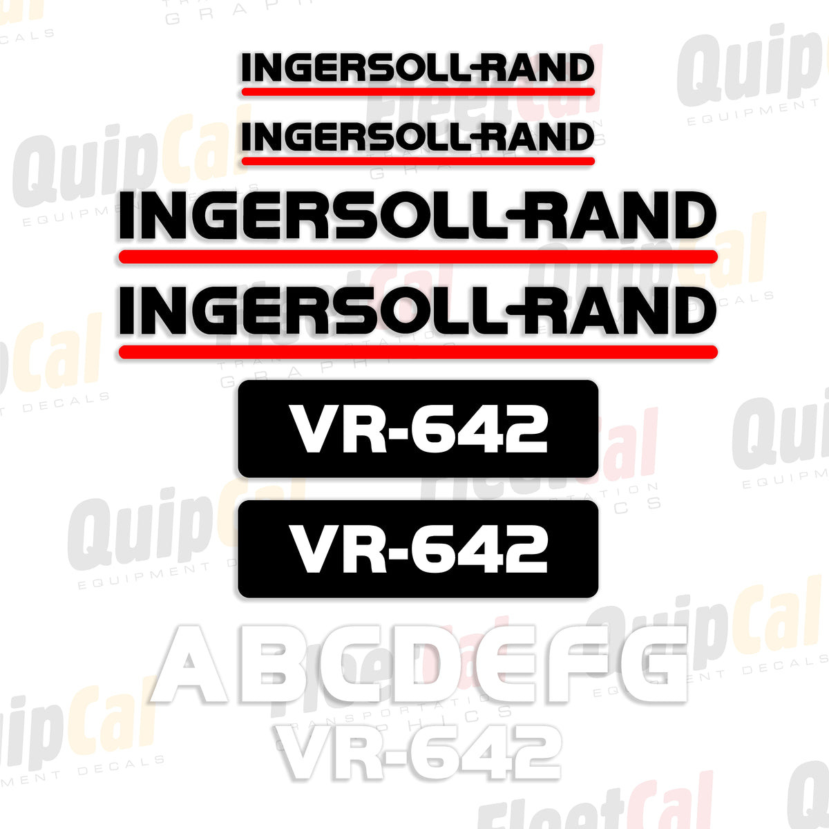 Ingersoll Rand Telehandler Decals