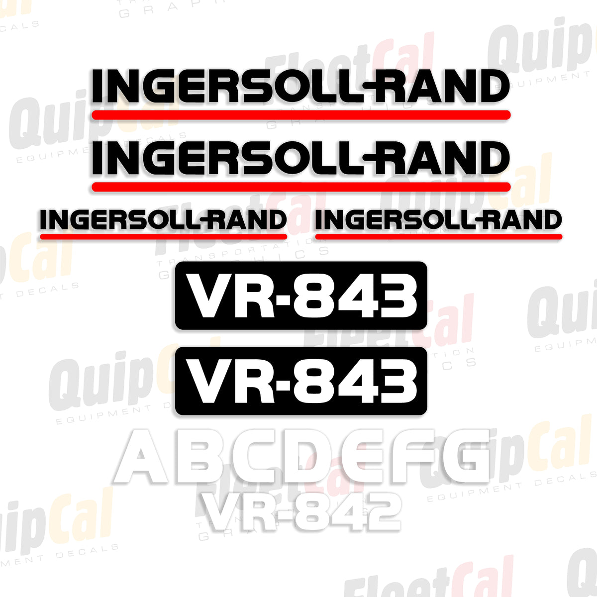 Ingersoll Rand Telehandler Decals