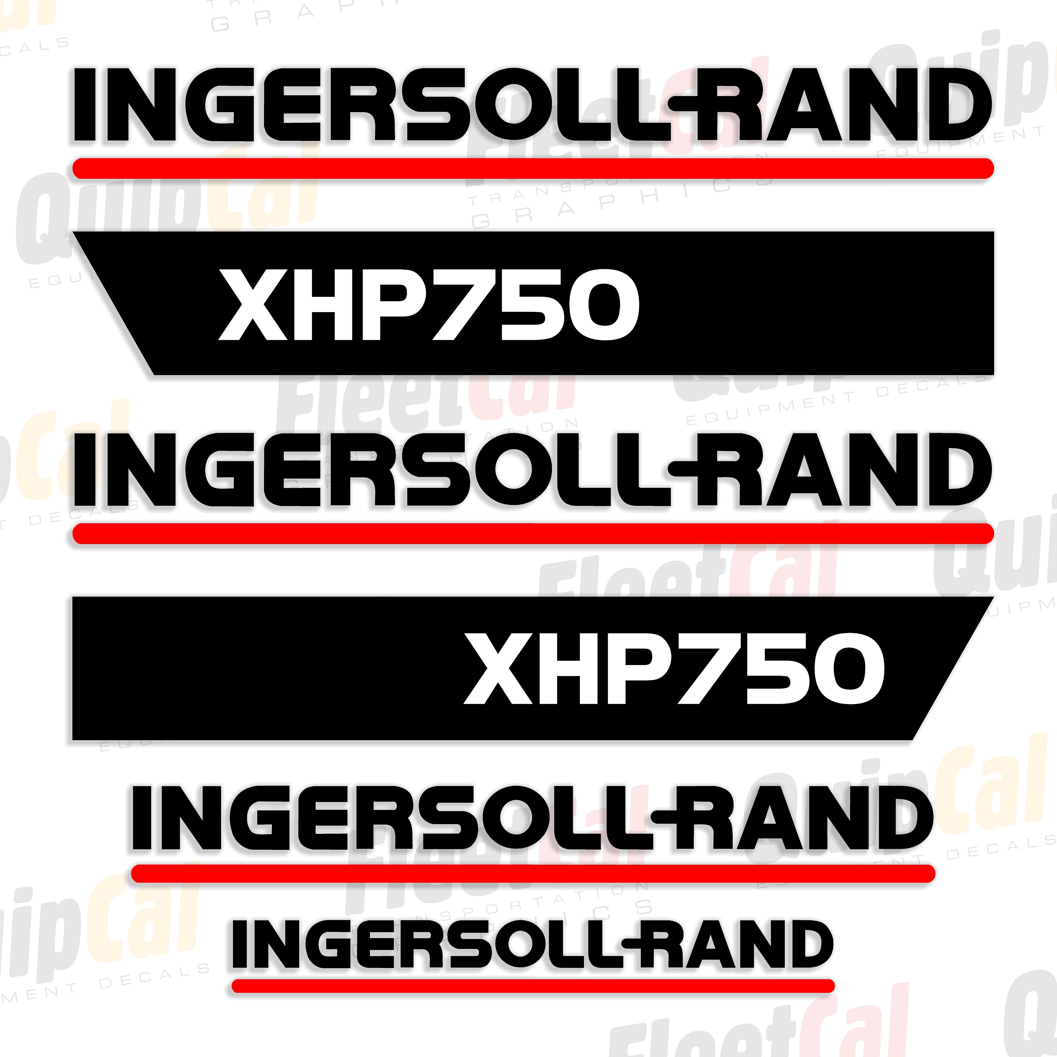 Ingersoll Rand Air Compressor Decals