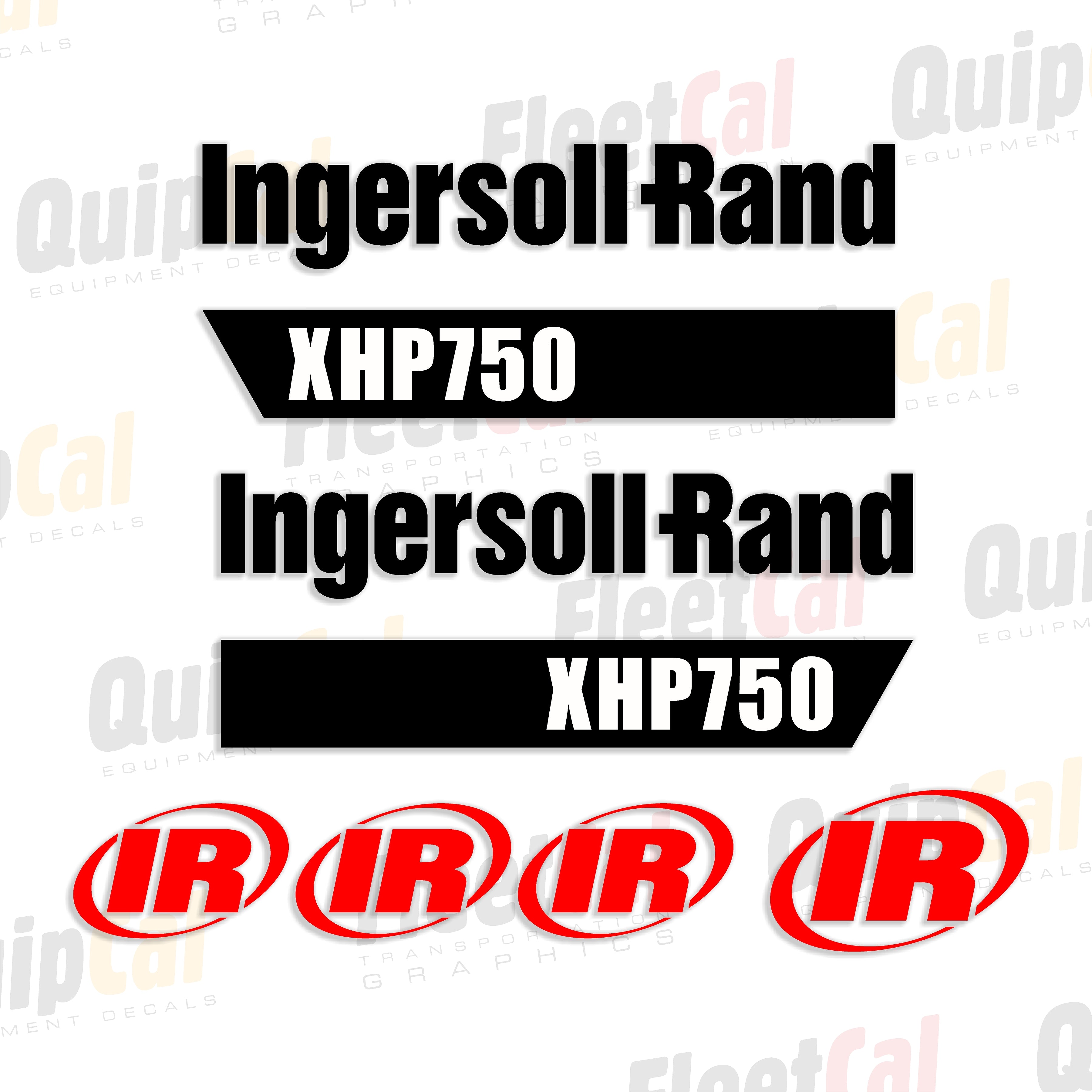 Ingersoll Rand Air Compressor Decals