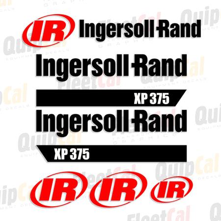 Ingersoll Rand Air Compressor Decals