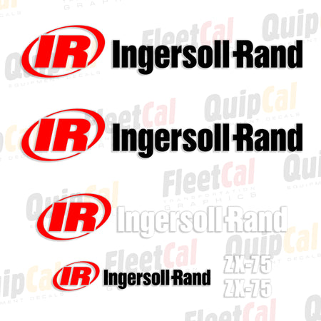 Ingersoll Rand Excavator Decals