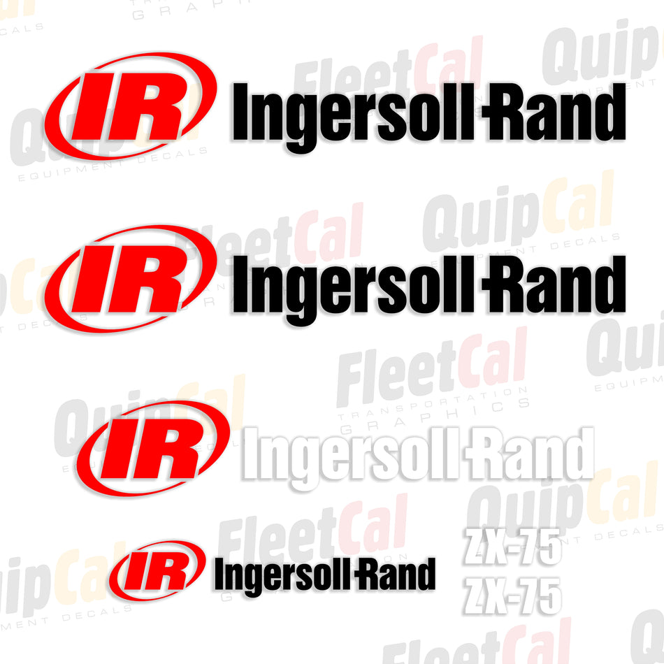 Ingersoll Rand Excavator Decals