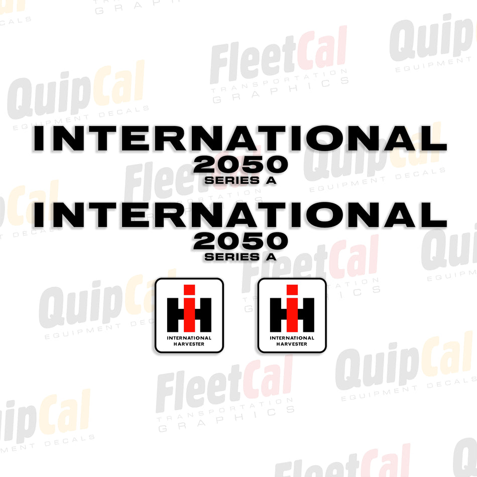 International 2050 Series A Industrial Front End Loader Decal Set