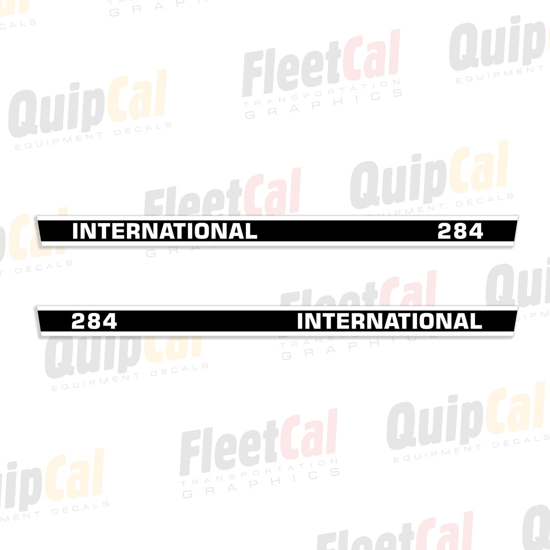 International 284 Compact Utility Tractor Hood Early Model Decal Set ...