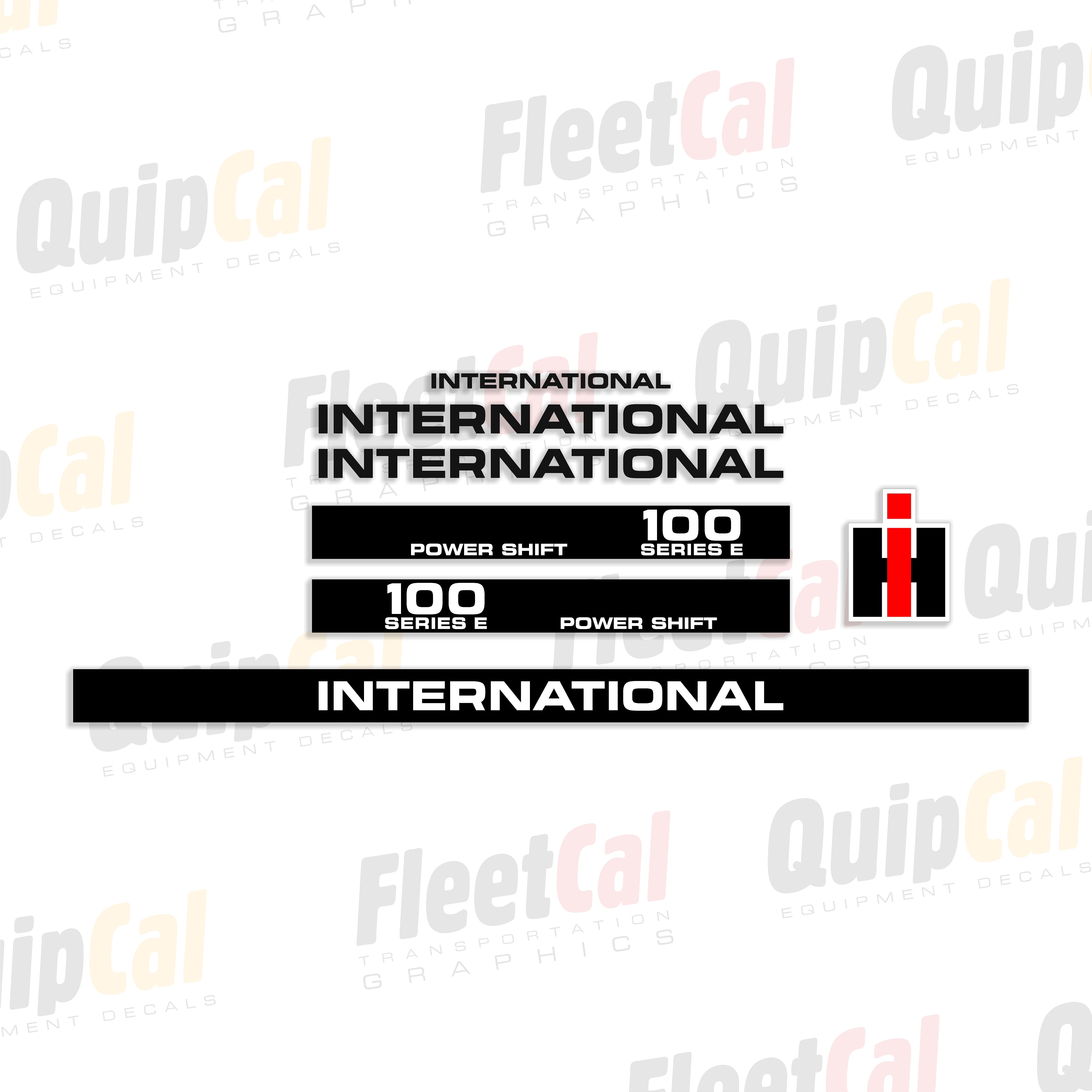 International Crawler Loader Decals