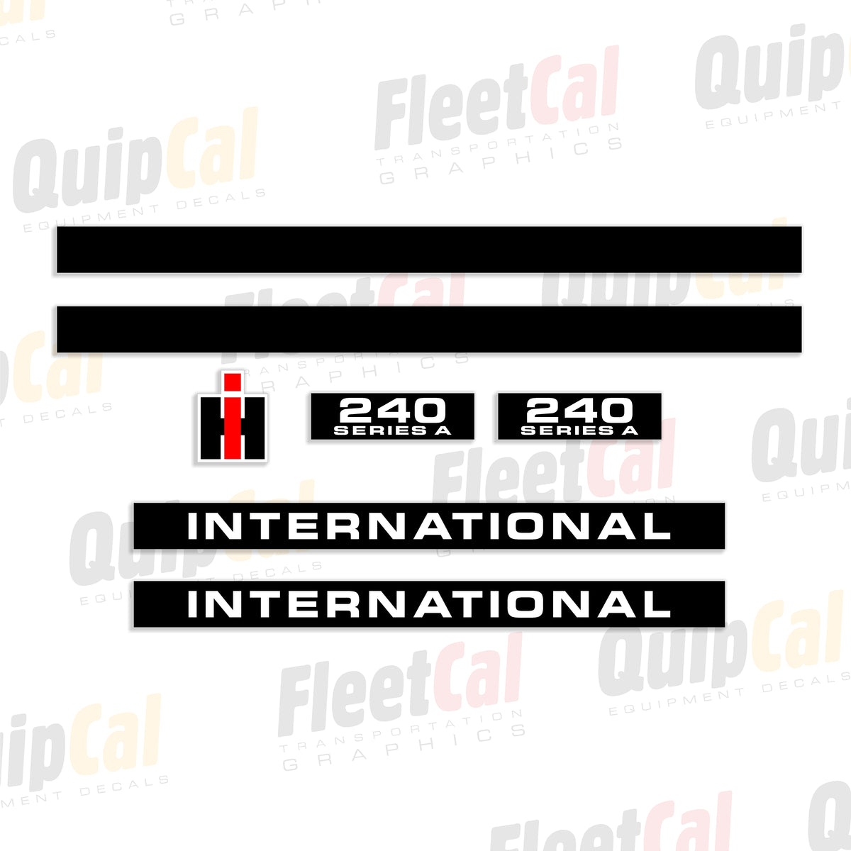 International Industrial Tractor Decals