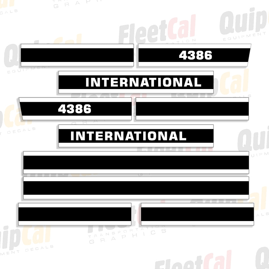 International Tractor Decals