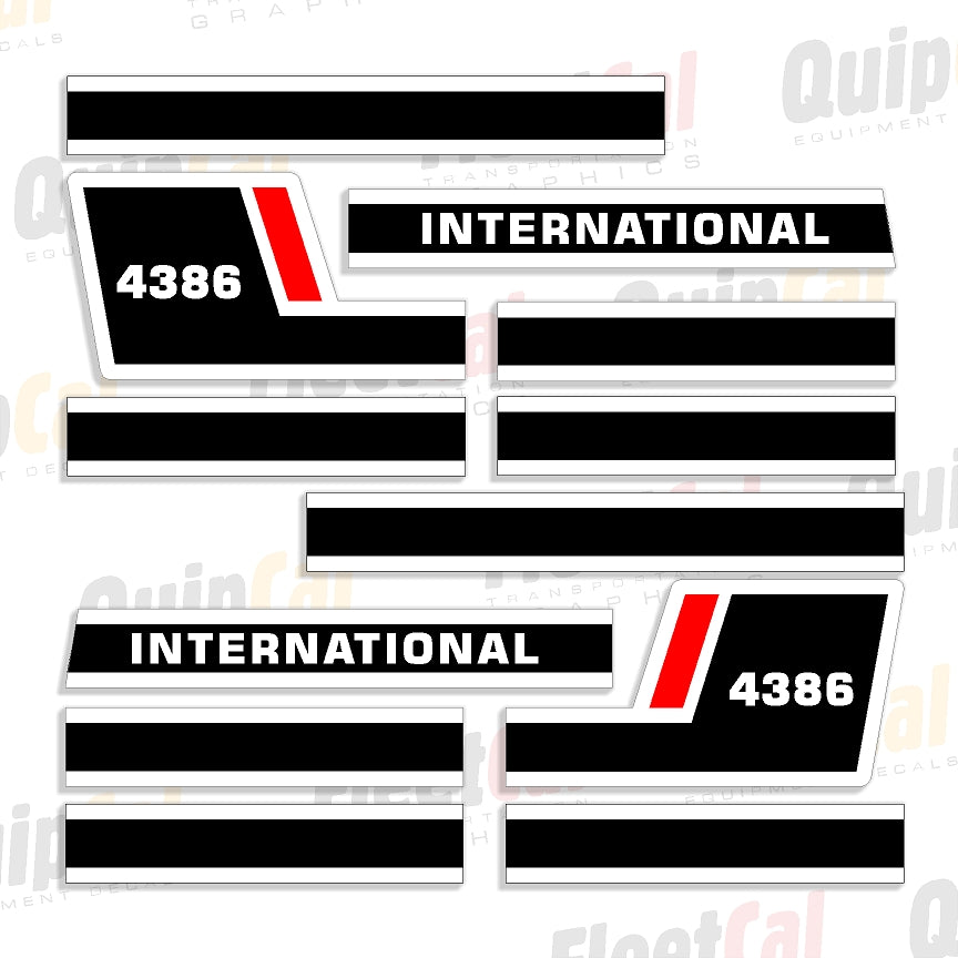 International Tractor Decals