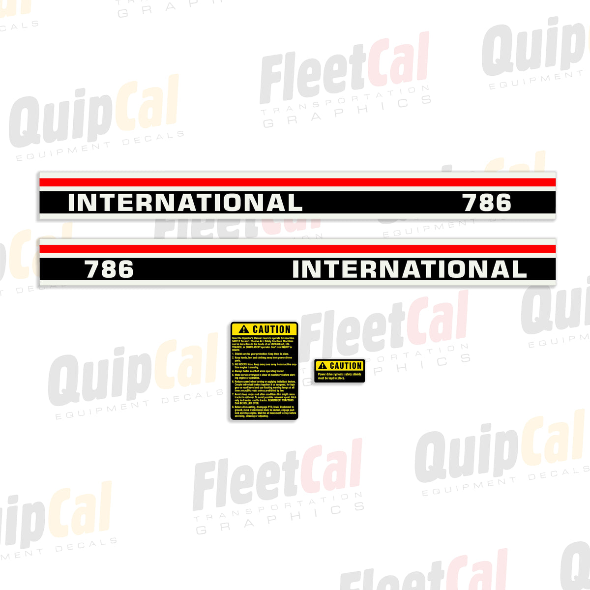 International Tractor Decals