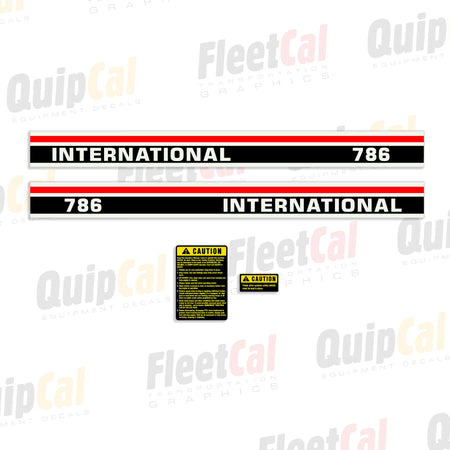 International Tractor Decals