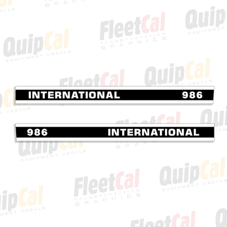 International Tractor Decals