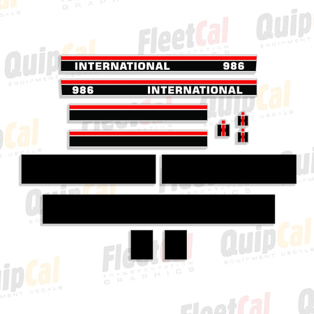 International Tractor Decals
