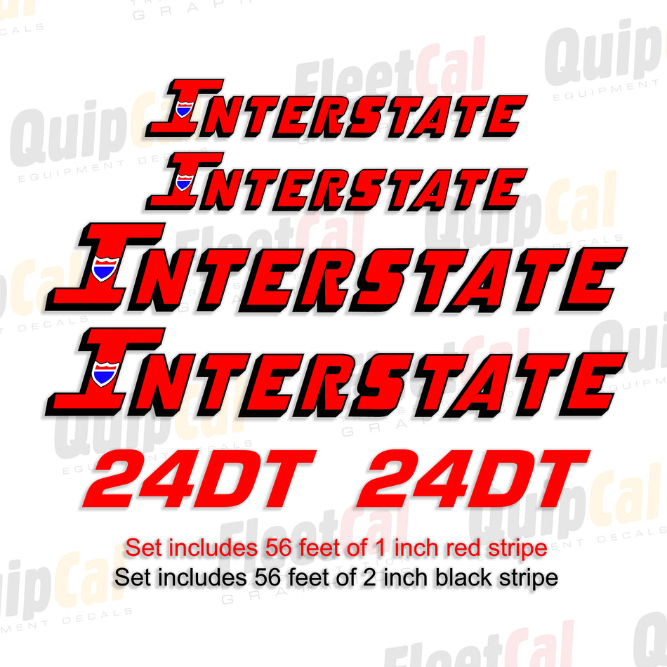 Interstate Trailer Decals