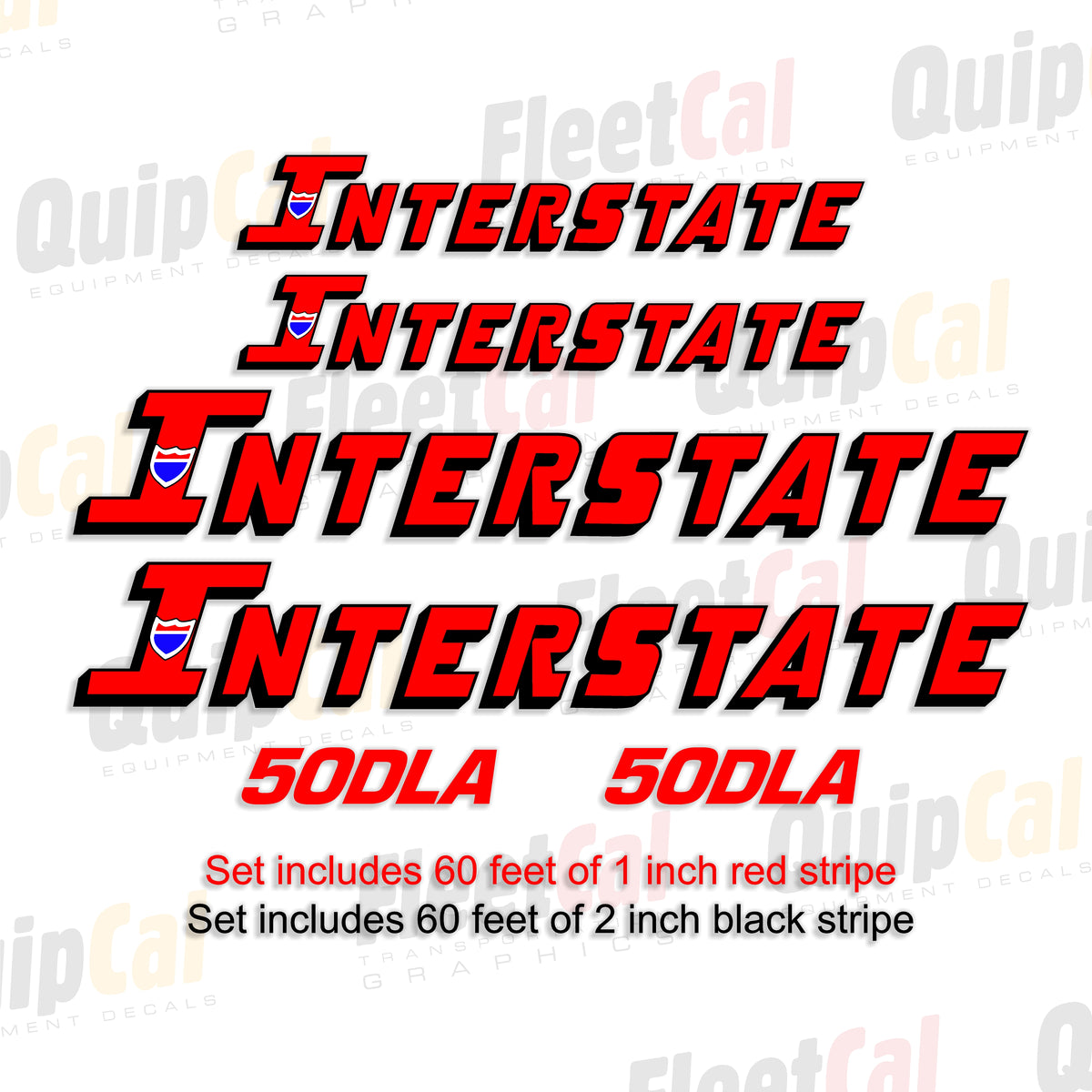 Interstate Trailer Decals