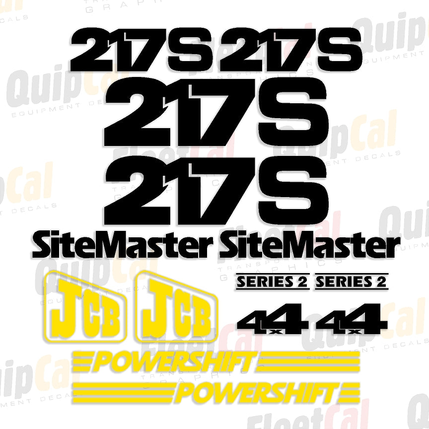 JCB Backhoe Decals