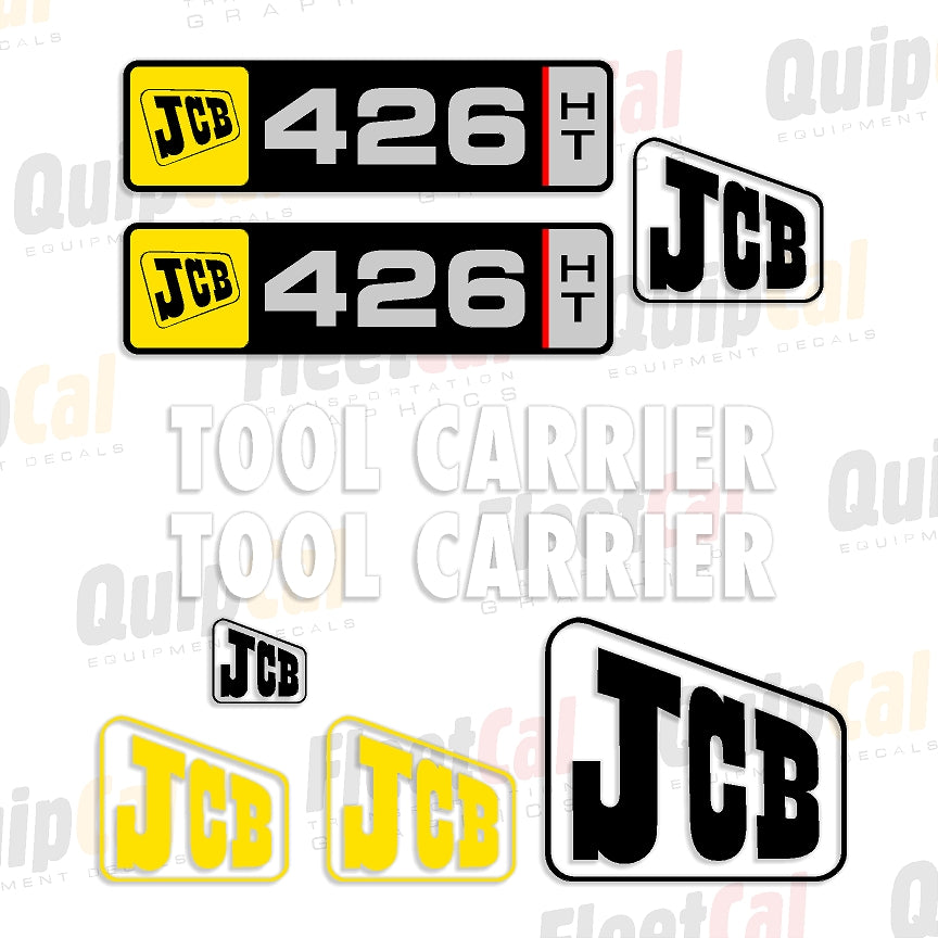 JCB Wheel Loader Decals