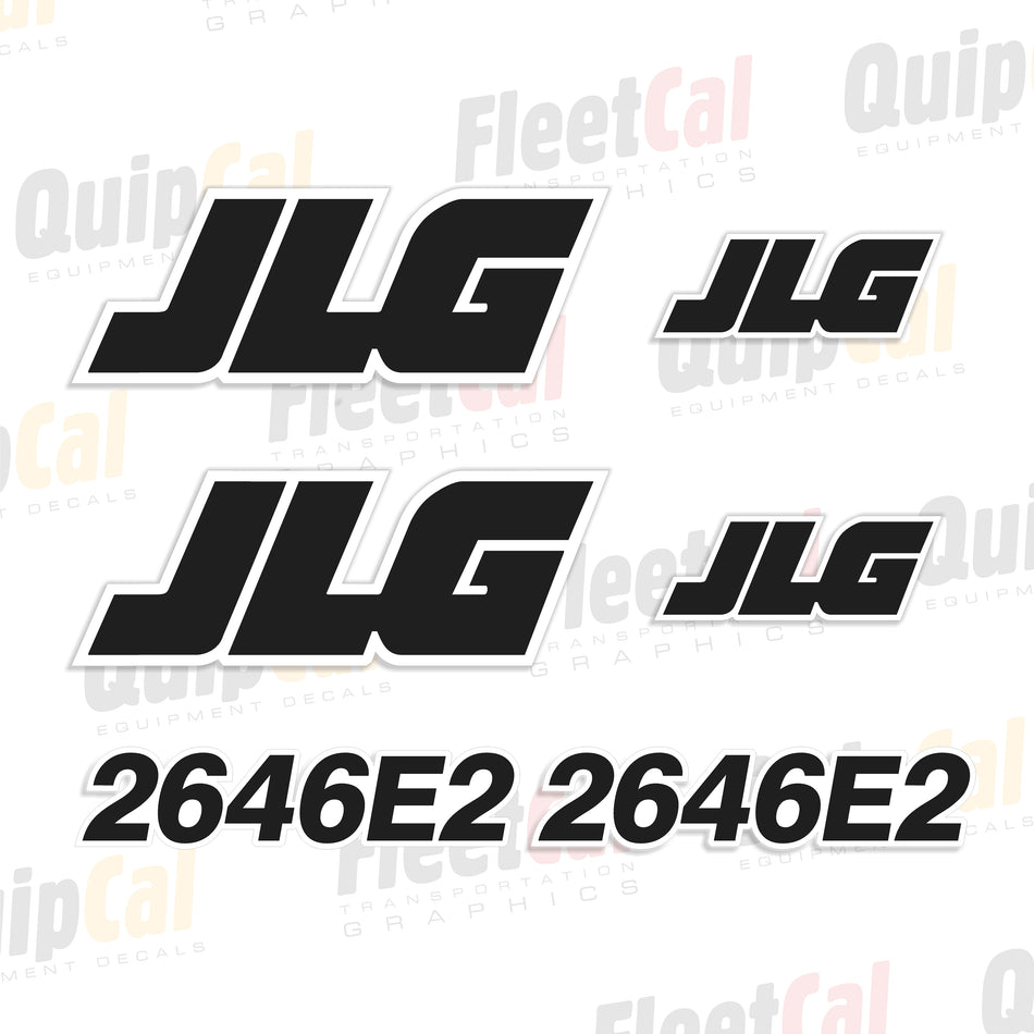 JLG Scissor Lift Decals
