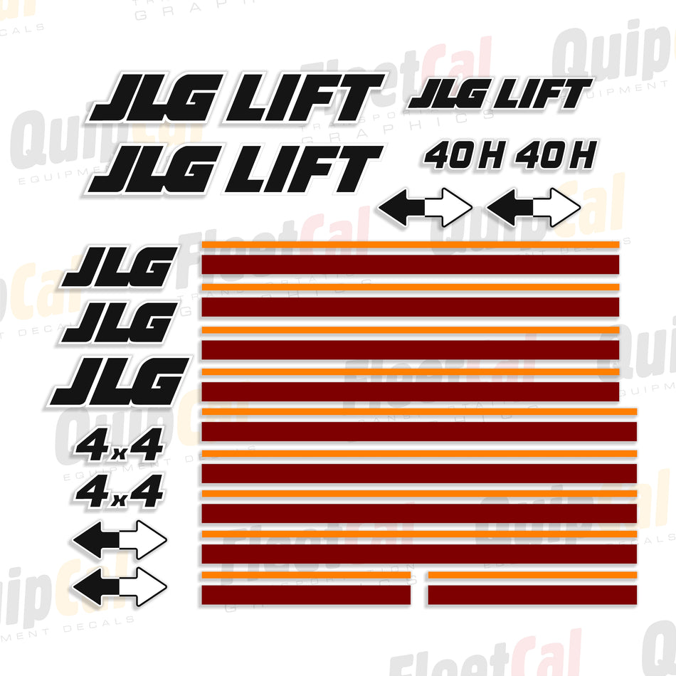 JLG Manlift Decals