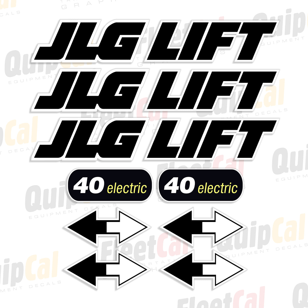 JLG Manlift Decals