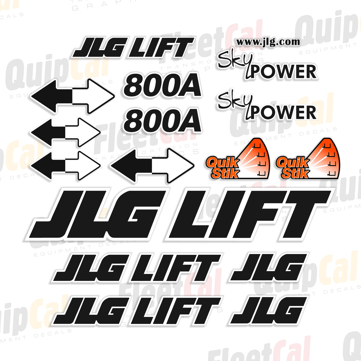 JLG Manlift Decals