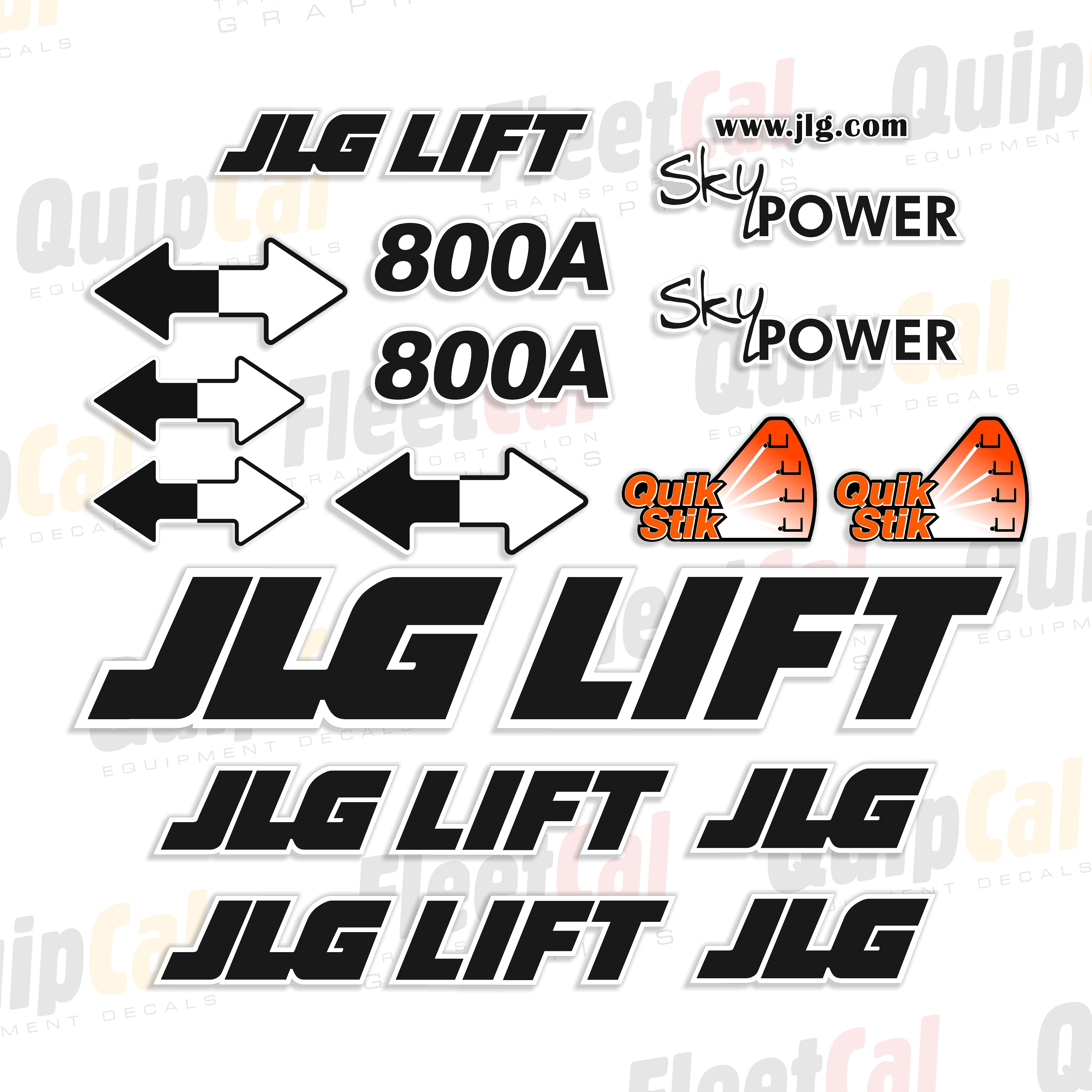 JLG Manlift Decals