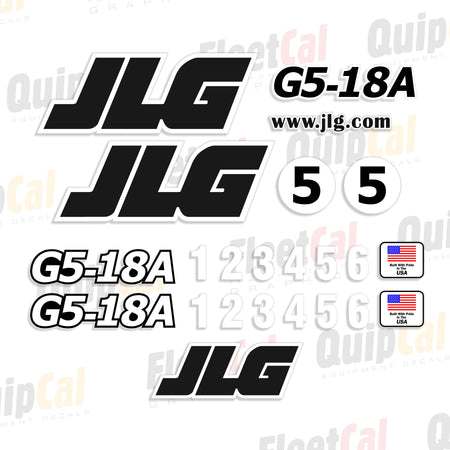 JLG Telehandler Decals