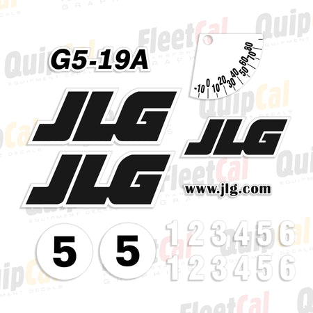 JLG Telehandler Decals