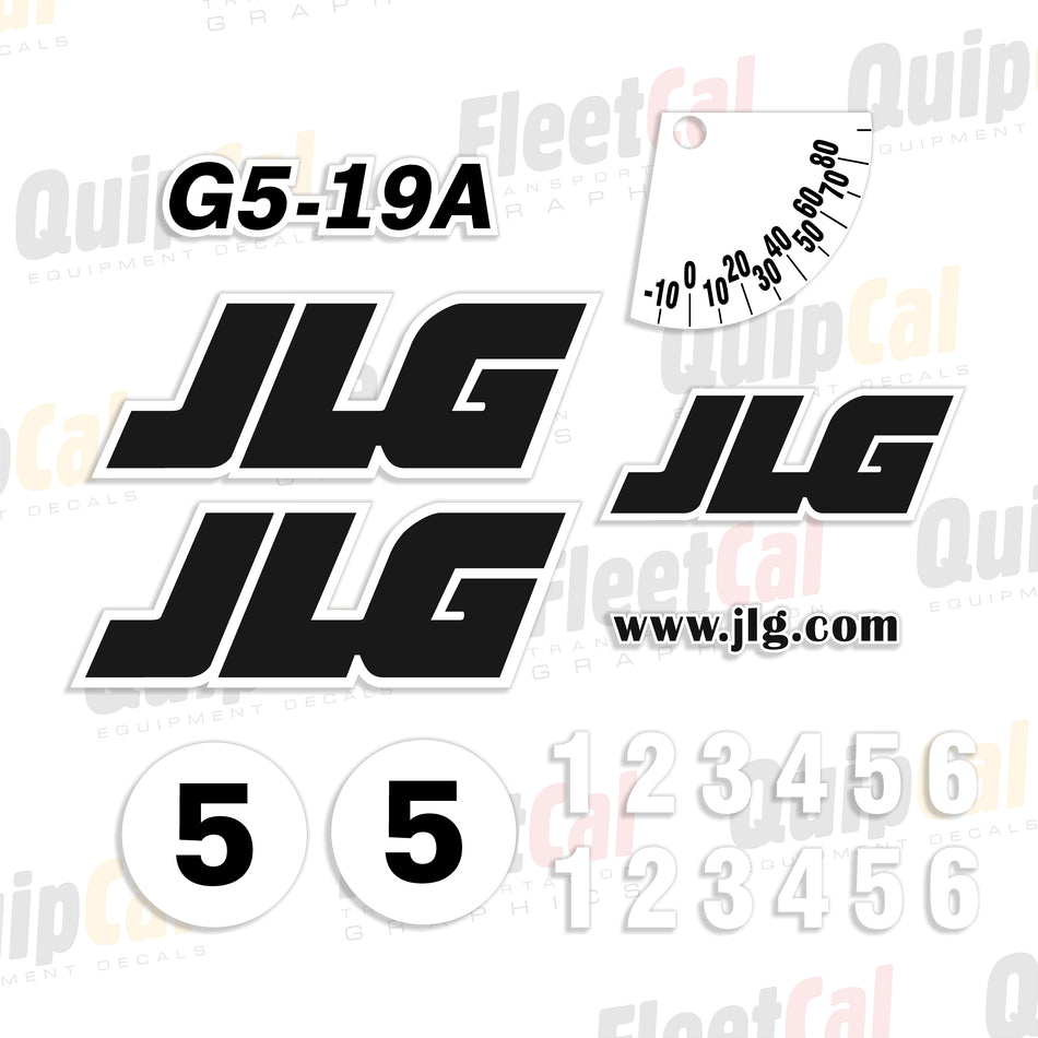 JLG Telehandler Decals