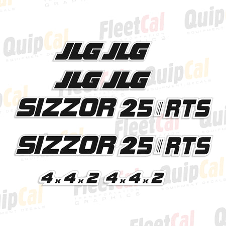 JLG Scissor Lift Decals