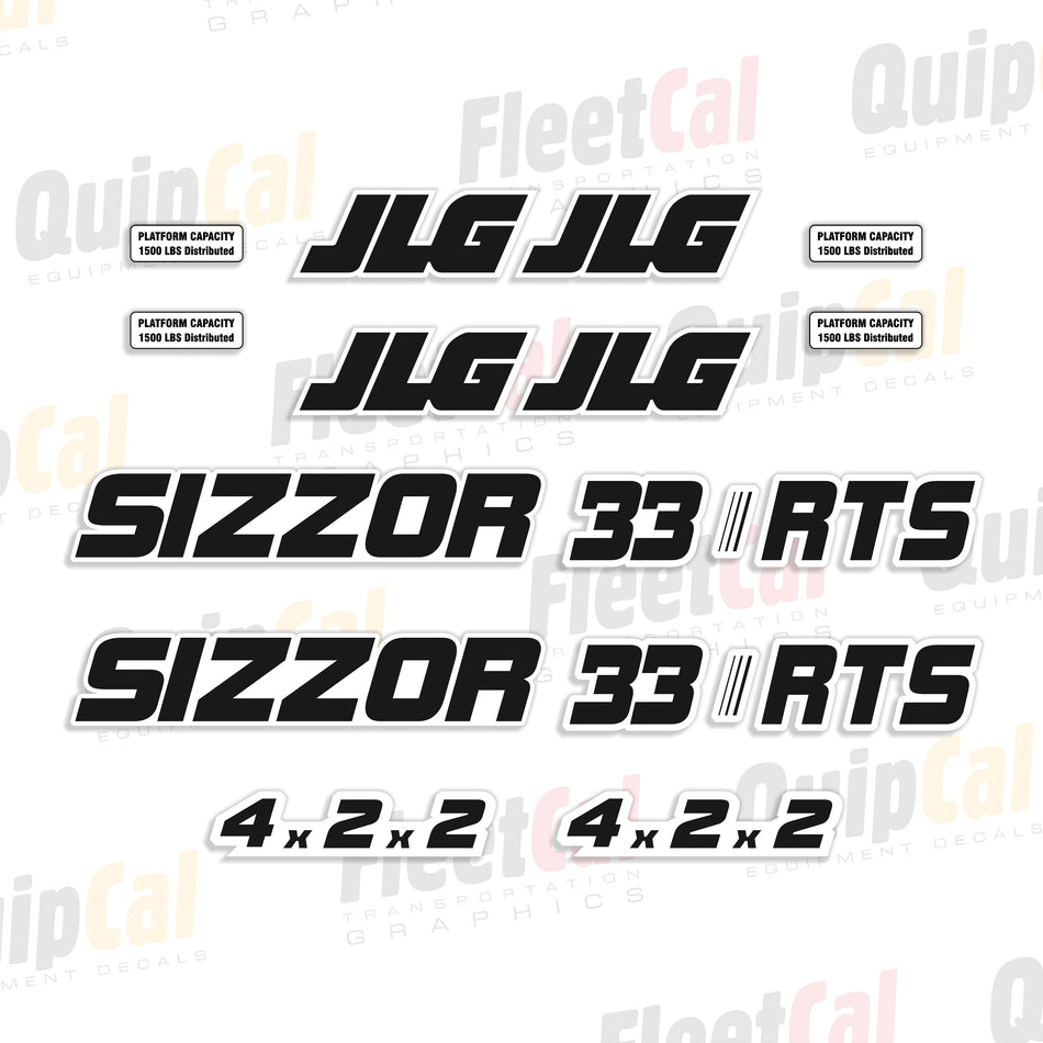 JLG Scissor Lift Decals