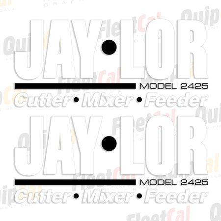 Jay-Lor Feed Mixer Decals