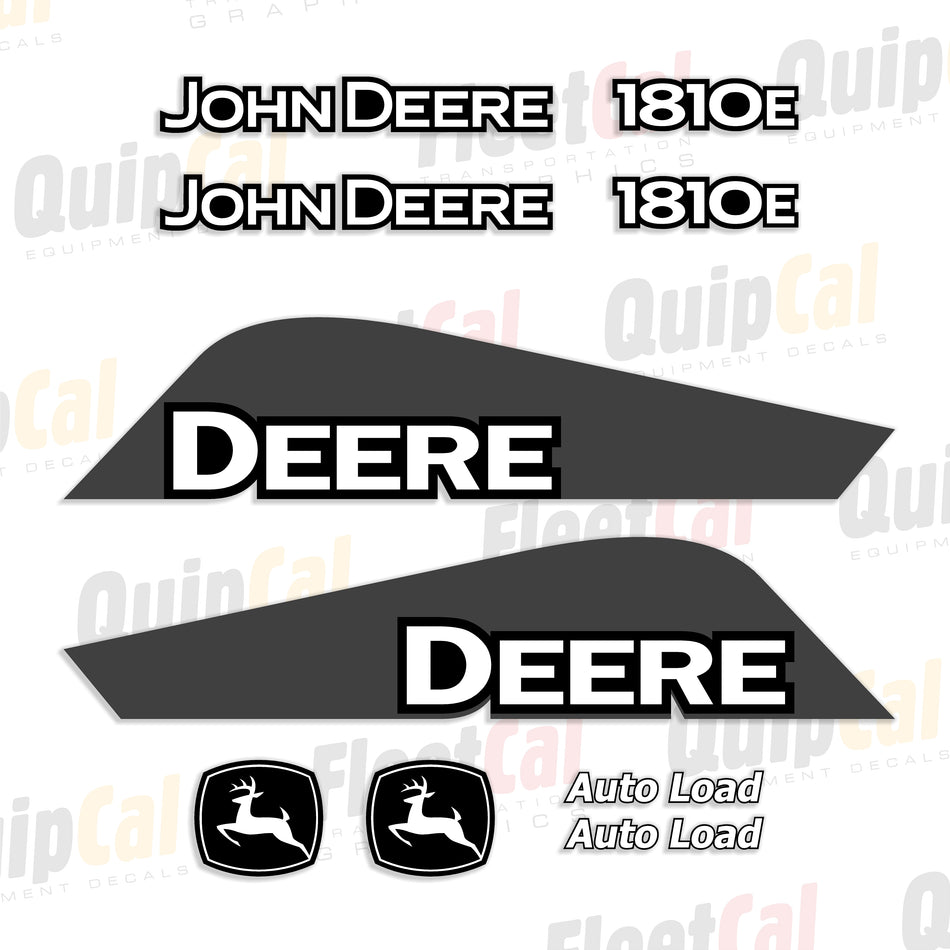 John Deere 1810E Tow Scraper Late Model Decal Set