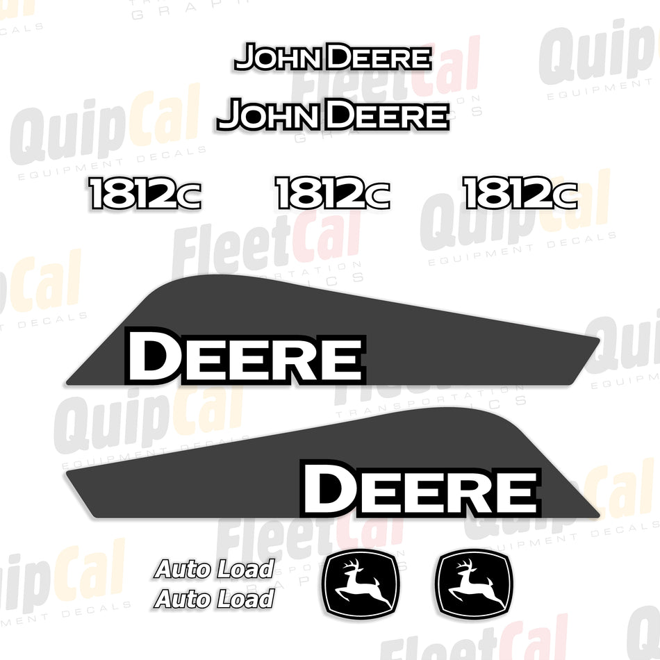 John Deere 1812C Tow Scraper Early Model Decal Set