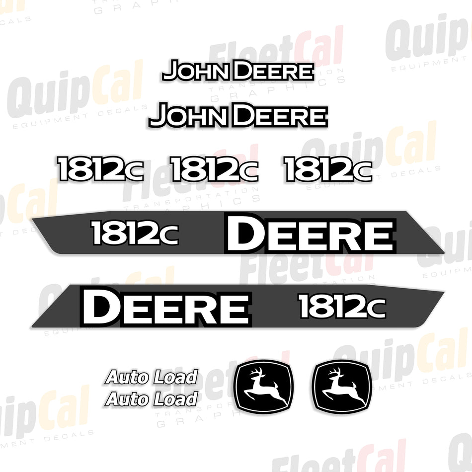 John Deere 1812C Tow Scraper Late Model Decal Set