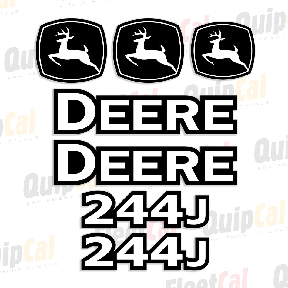 John Deere 244J Wheel Loader Decal Set