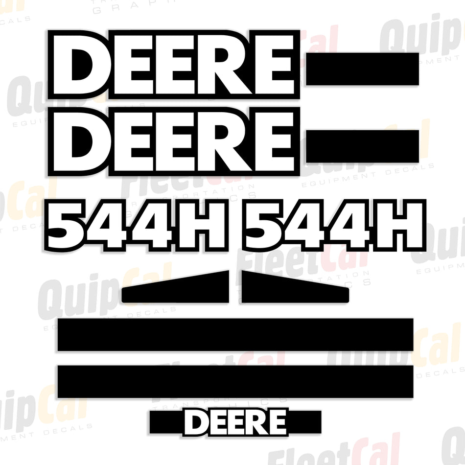 John Deere 544H Wheel Loader Early Model Decal Set