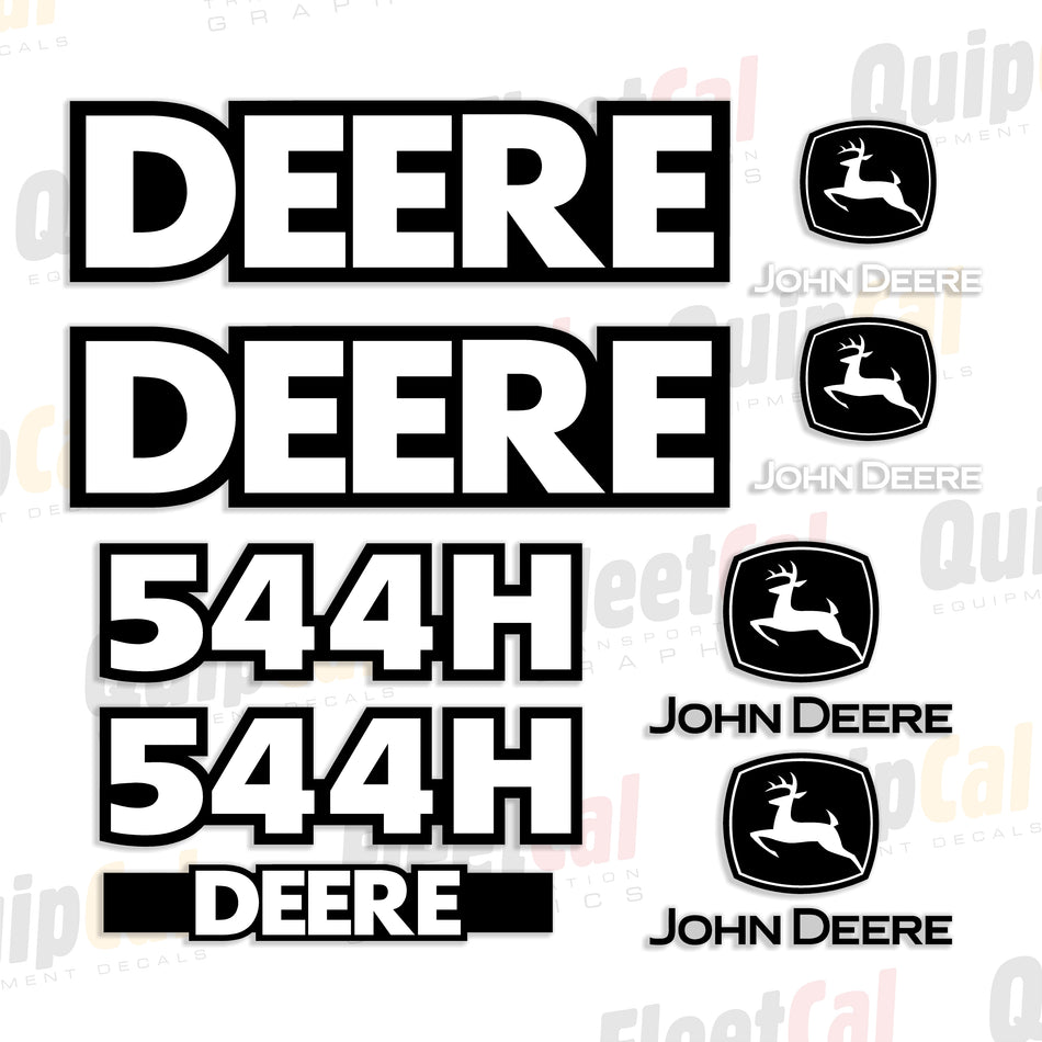 John Deere 544H Wheel Loader Late Model Decal Set