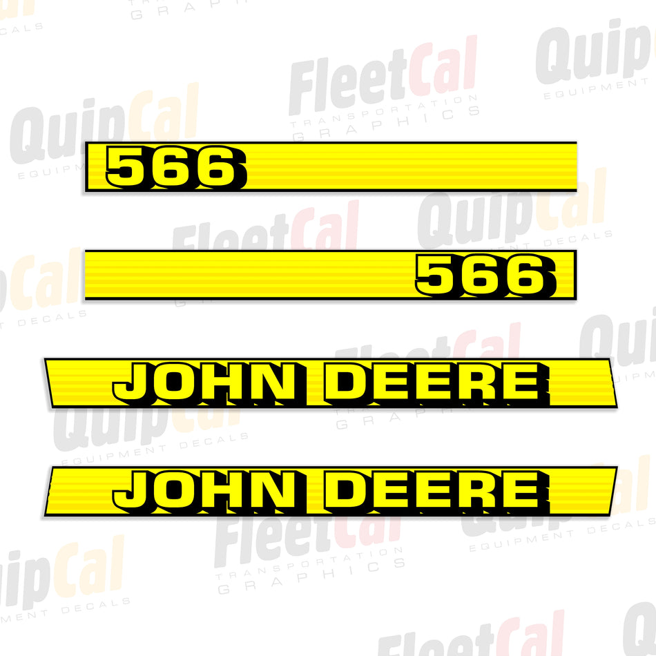 John Deere 566 Round Baler Decal Set