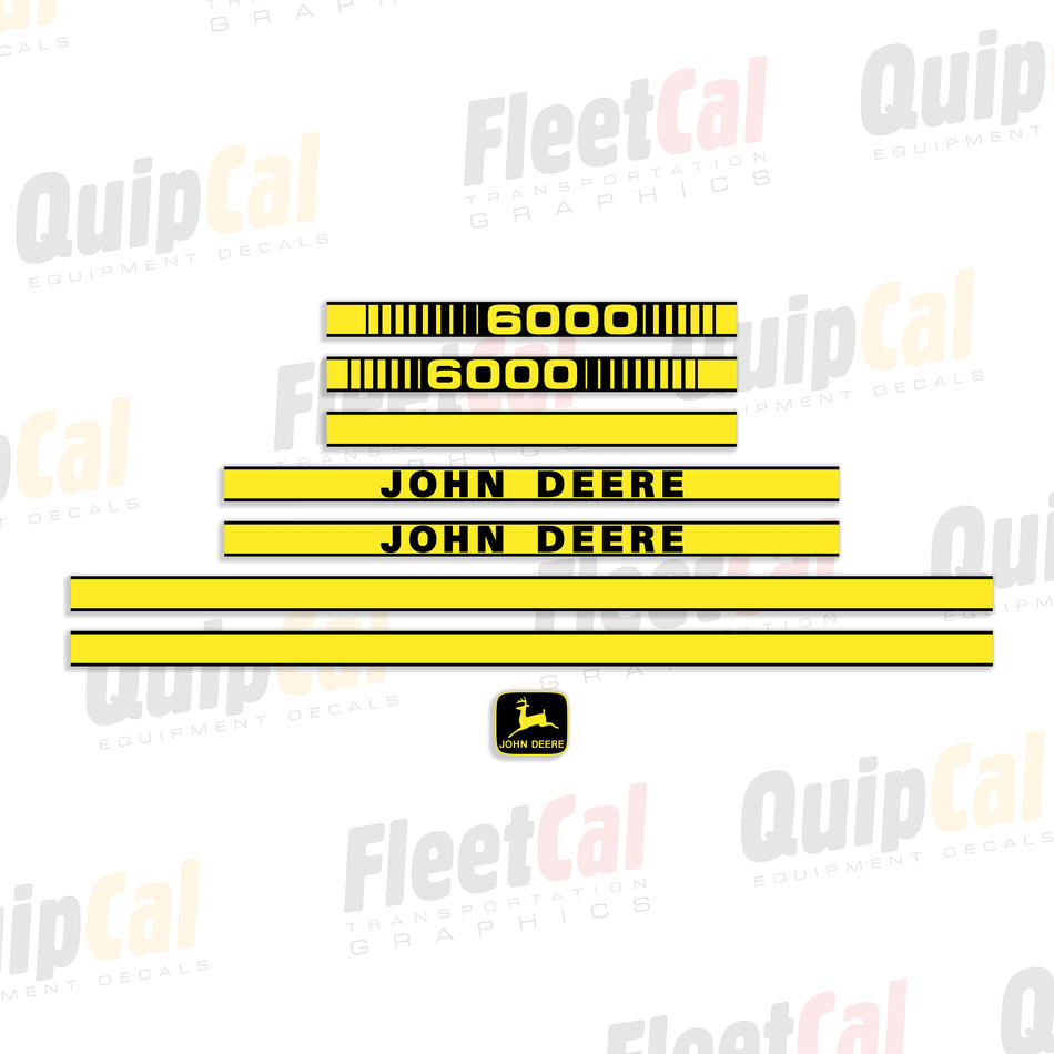 John Deere 6000 Self Propelled Sprayer Rig Decal Set