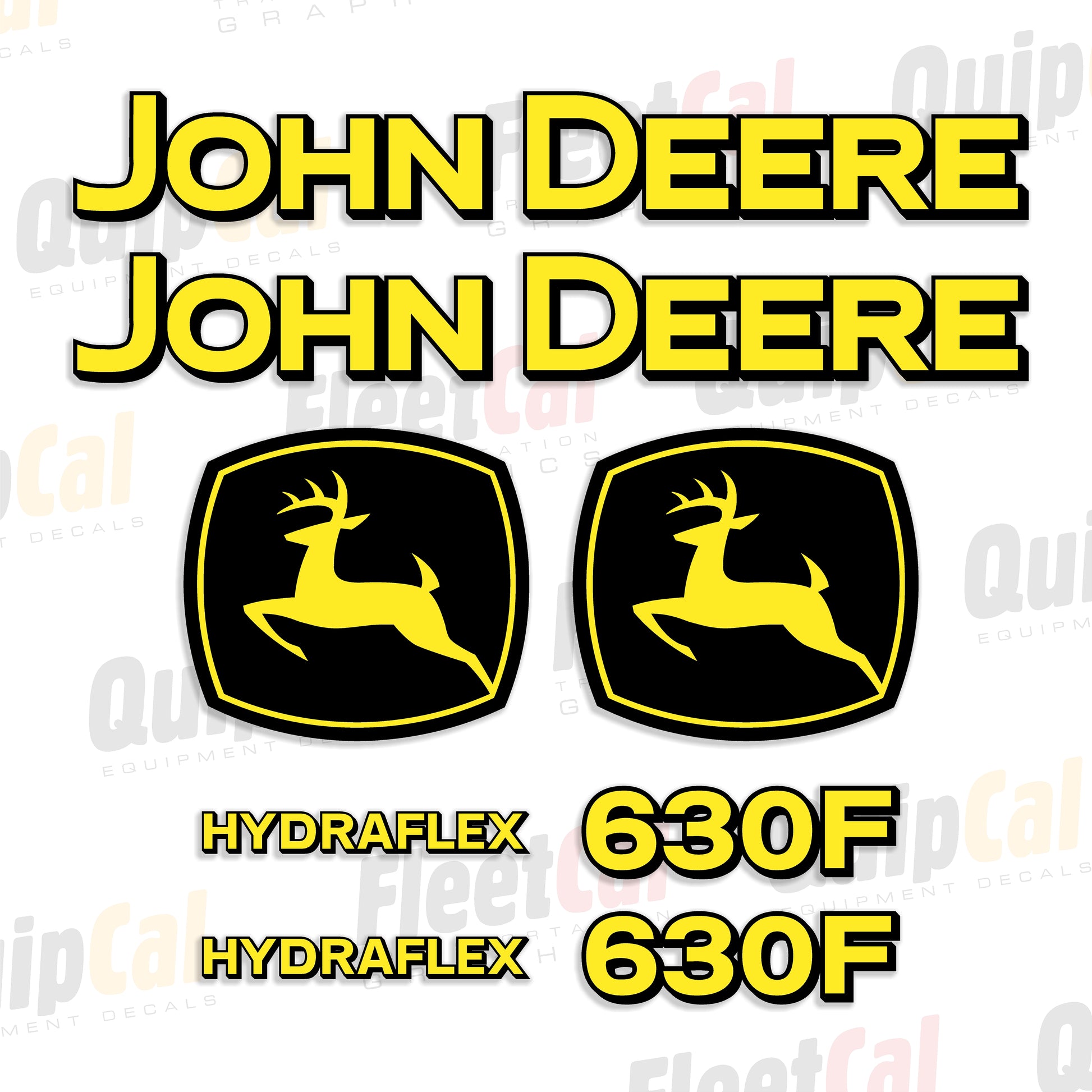 John Deere 630F HydraFlex Platform Header Decal Set – Truck and ...