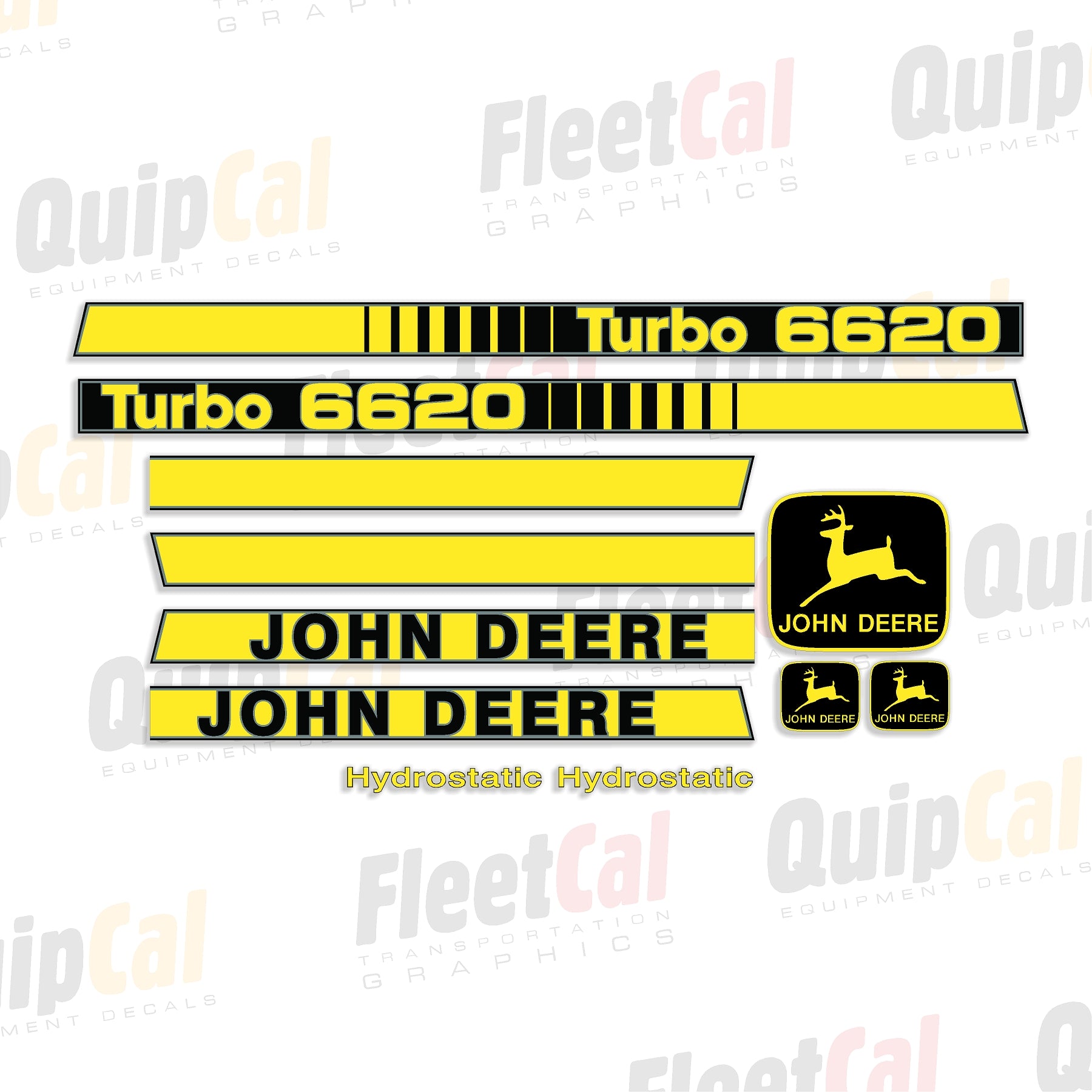 John Deere 6620 Combine Marking Decal Set – Truck and Equipment Decals