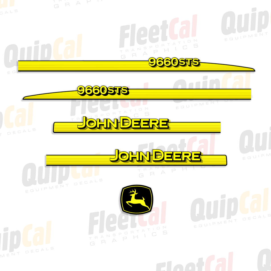 John Deere 9660 STS Combine Decal Set