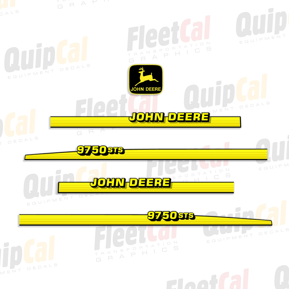 John Deere 9750 STS Combine Early Model Decal Set
