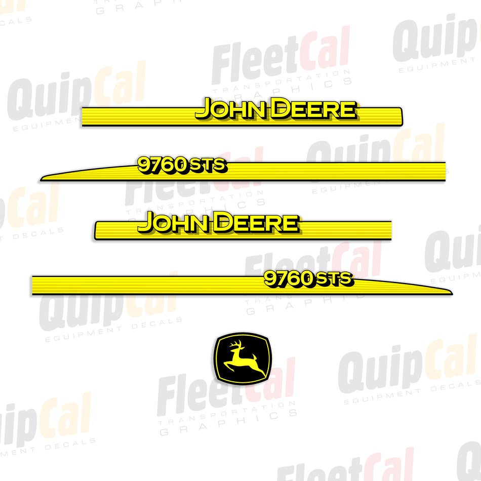 John Deere 9760 STS Combine Decal Set